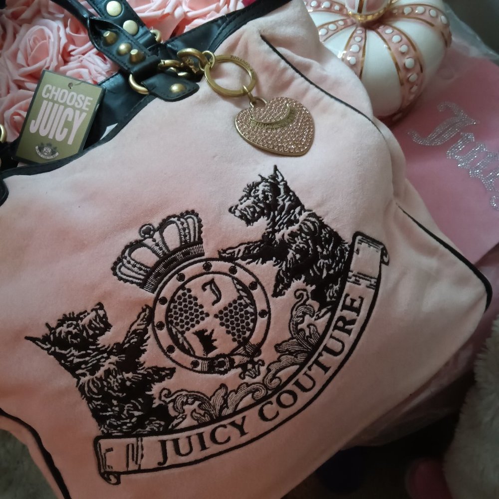 RARE Juicy couture pink gorgeous tote/handbag 💖